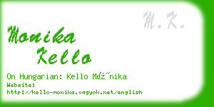 monika kello business card